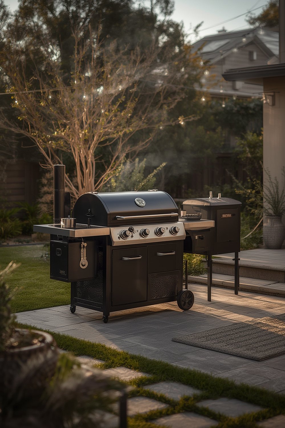 charcoal smoker product view