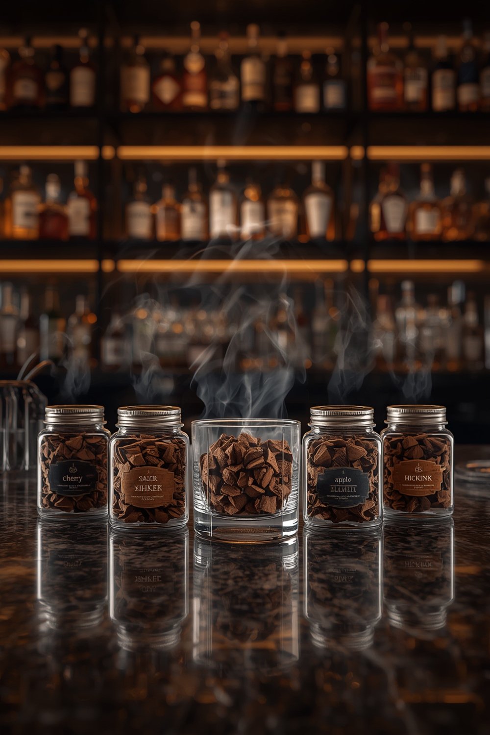 cocktail smoker wood chips flavors - Illustration 1