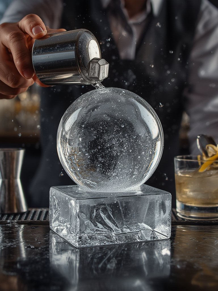 Ice Chipper in action