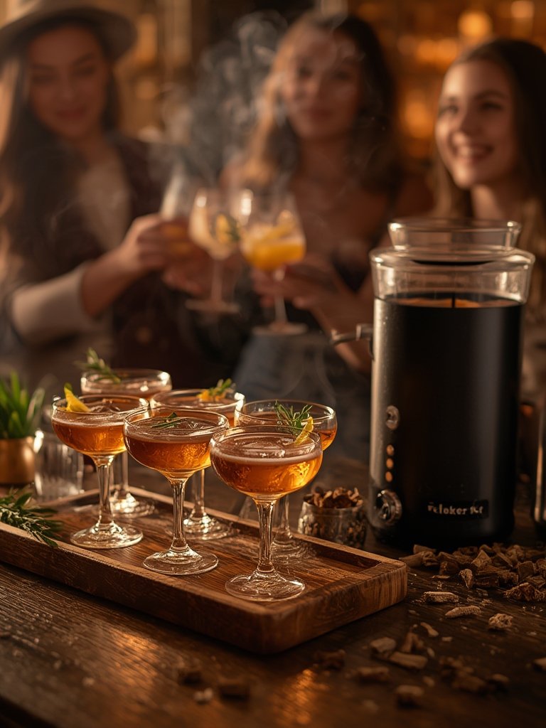 electric cocktail smoker kit - Illustration 3