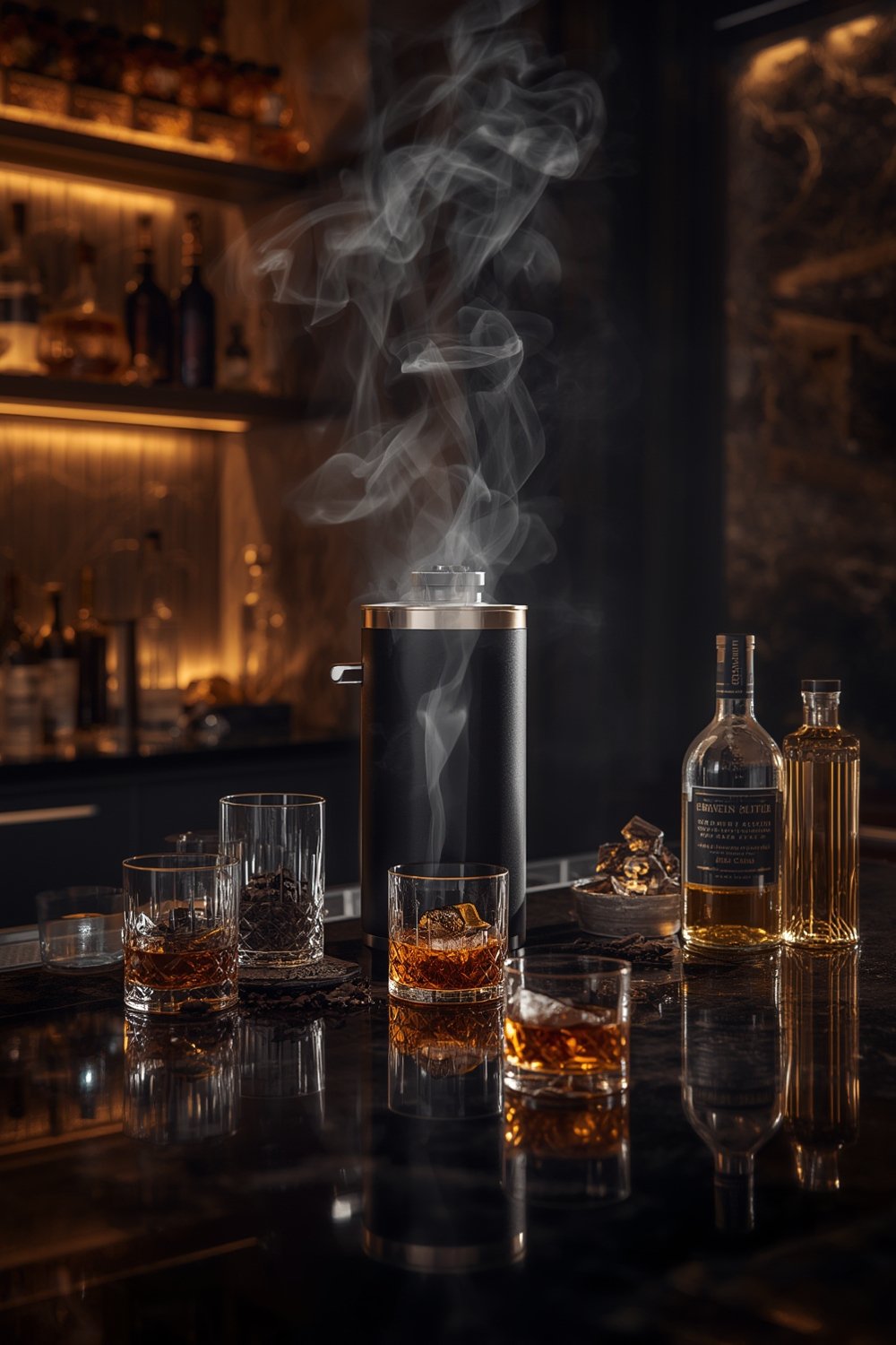 electric cocktail smoker kit - Illustration 1