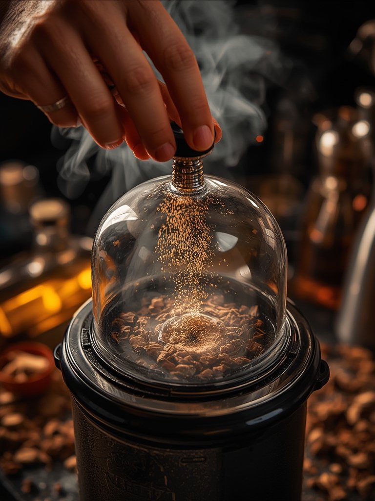 electric cocktail smoker kit - Illustration 2