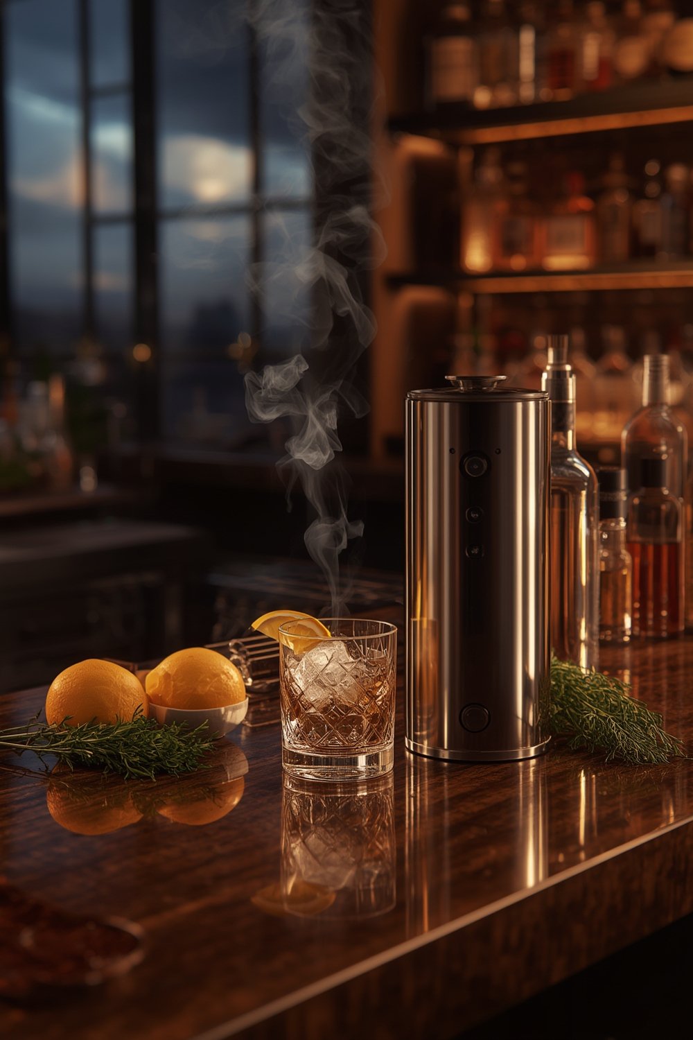 electric cocktail smoker kit - Illustration 1