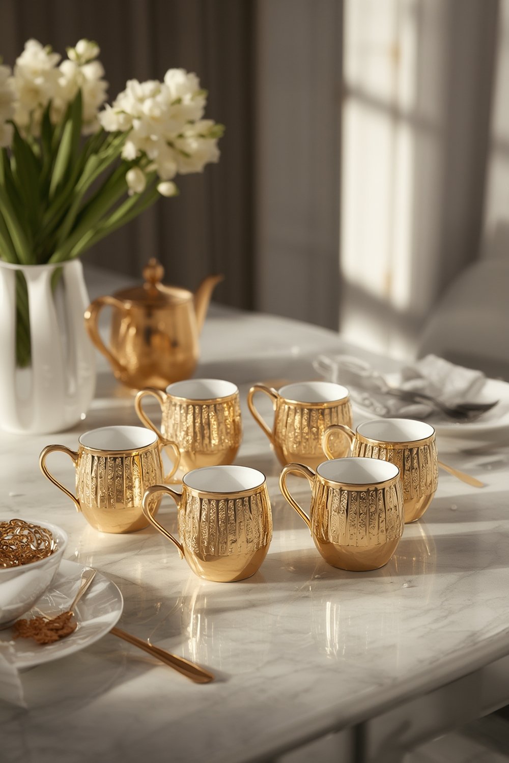 gold mugs product view