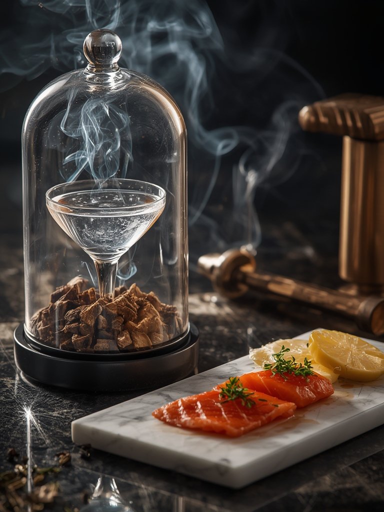 smoker chips in action